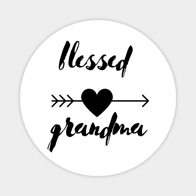 Blessed Grandma Super Soft Sweatshirt / Grandma Sweatshirt / Grandma Bear Sweatshirt / Mother's Day Gift / Grandma Gift Magnet by ElMohammed